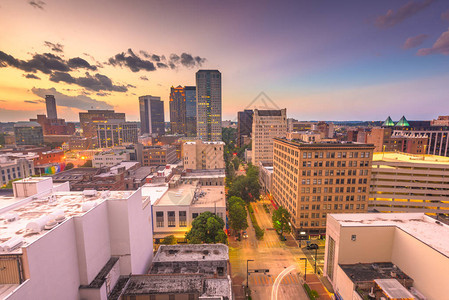 伯明翰阿拉巴马州美国市中心图片