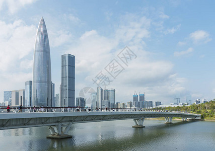 深圳市中心天际线图片