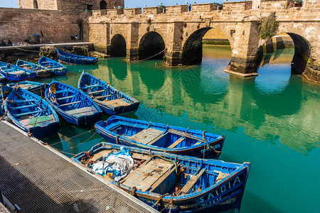 摩洛哥Essaouira的堡垒图片