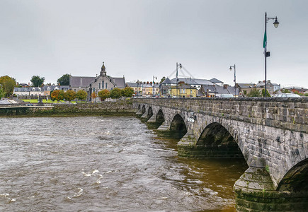 Thomond桥于1840年在爱尔兰图片