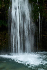 阿巴沙河瀑布自然遗迹洪水瀑布长图片