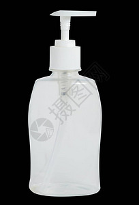 白盖色的透明塑料瓶图片