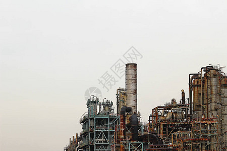 工业区炼油厂结构图片