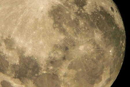 月球和陨石坑图像图片