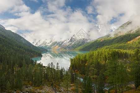 山湖俄罗斯西伯利亚阿尔泰山图片
