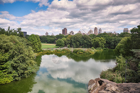 从美国纽约市中央公园贝尔韦代尔城堡的图片