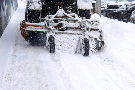 大雪后图片