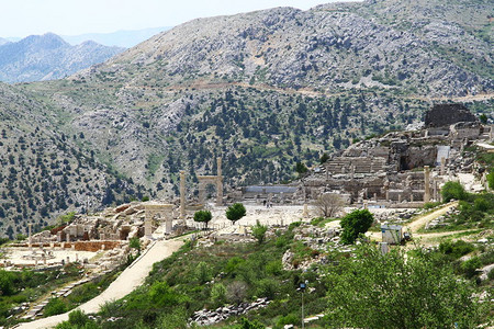 Sagalassos古城Bur图片