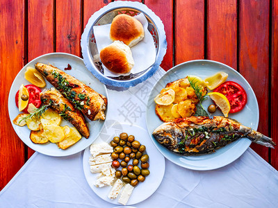 美味的地中海饮食图片