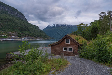 Olededalen山谷挪威最壮观的自然美景区之一图片