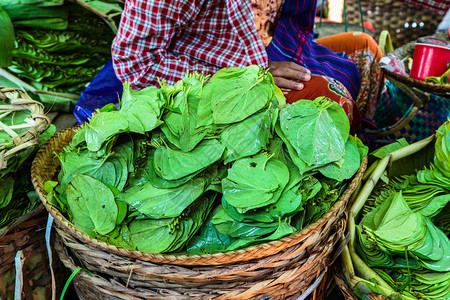 缅甸前亚洲缅甸掸邦Hheho的传统粮食市场图片