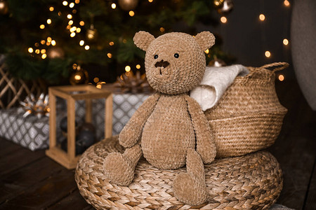 泰迪熊在圣诞节图片