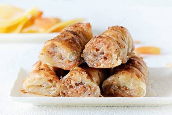 土耳其的Baklava甜点图片