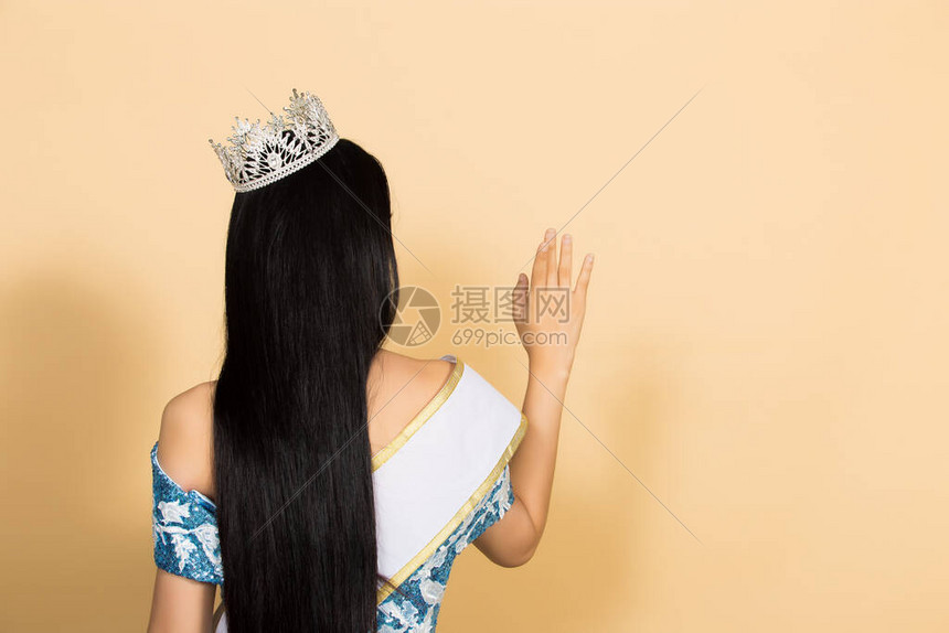 亚洲之夜舞会的美女选美皇后比赛小姐图片