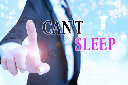 显示无法睡眠的文字符号商务照片文字难以入睡或图片