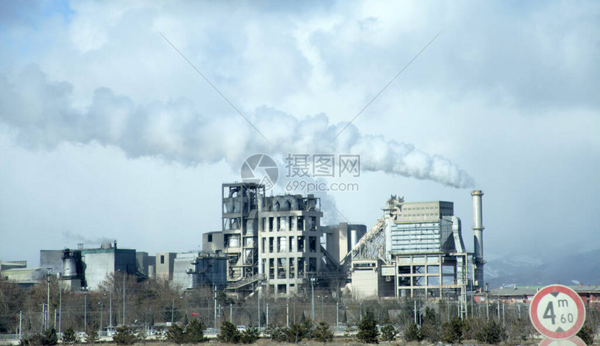 大气污染重工业区图片