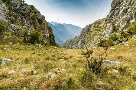 欧洲黑山里桑附近的博卡科托图片
