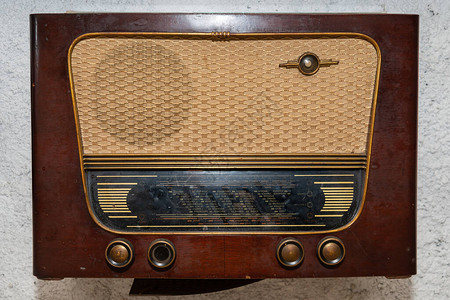 古老无线电台变速广播台收音机非常老图片