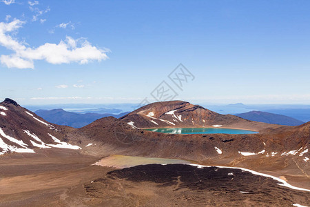 汤加里罗公园蓝湖三火山谷图片