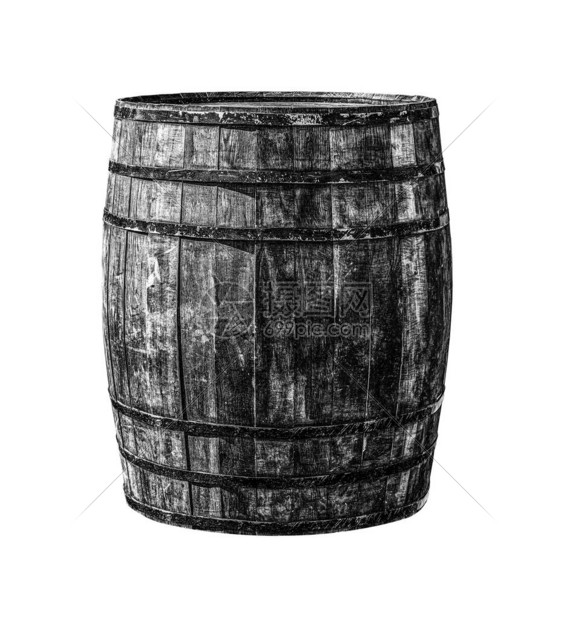 灰色调的橡木桶红酒罐头葡图片
