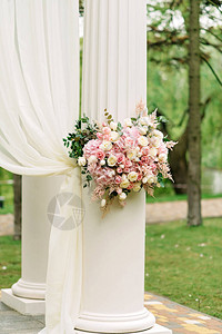 婚礼用花柱装饰节日装饰垂直图片