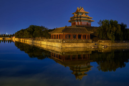 北京紫禁市宫博物馆西北塔楼图片