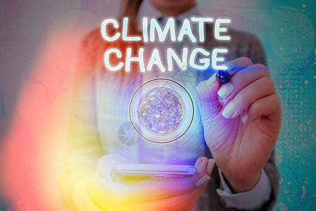 文字书写文本气候变化展示全球平均气温上升的商业照片天气变化NASA提供的这背景图片