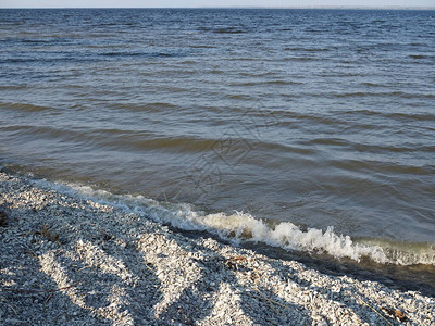海浪岩石沙子夏天的海浪特写图片