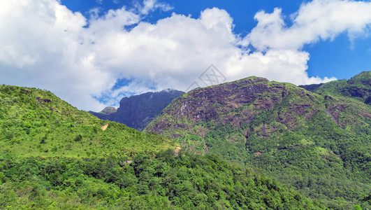 贵州梯田山地乡村绿地风景越南背景