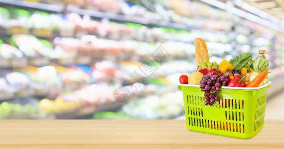 用超市杂货店铺模糊的不突出重点背景高清图片