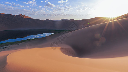 内蒙古阿拉善巴丹吉林沙漠自然风光图片