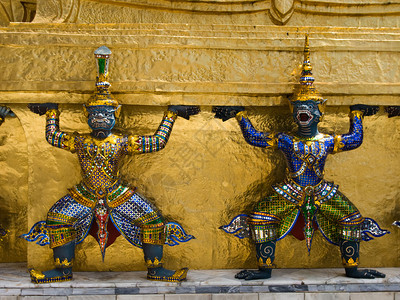 泰国王宫殿的细节高清图片