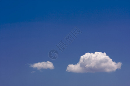 蓝天上的浮云图片