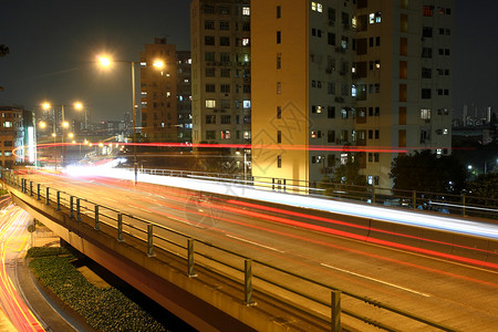 夜间公路图片