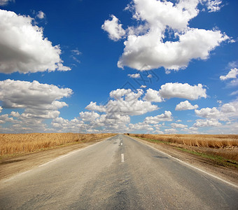 道路和天空背景照片图片