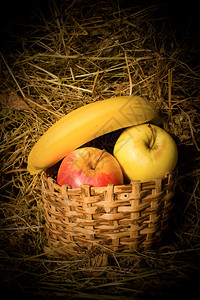 篮子里的水果集合图片