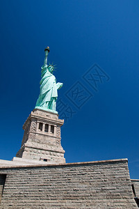 美国纽约市港自由女神图片