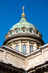 圣彼得堡的喀山大教堂或KazanskiyKafedraniy图片