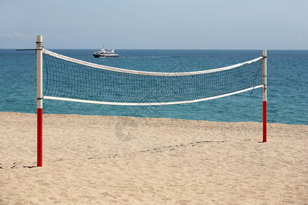 海岸沙滩排球网格图片