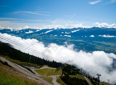 阿尔卑斯山背景图片