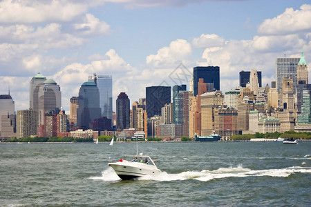 曼哈顿纽约市天际线图片