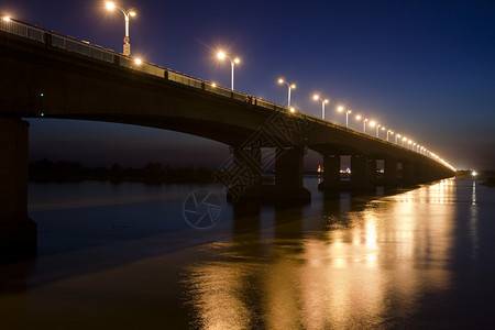 丽江夜景江西南昌大桥夜景背景