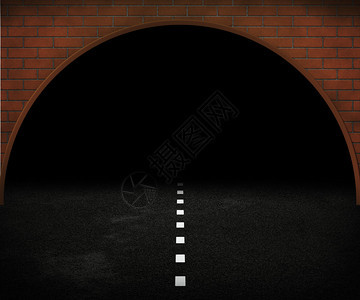 暗隧道图片