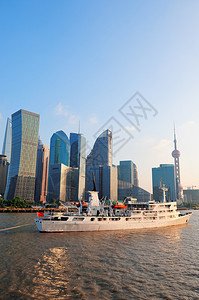 乘上海城市蓝图片