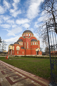 塞尔维亚东正教修道院图片