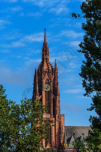 主教堂在法兰克福图片