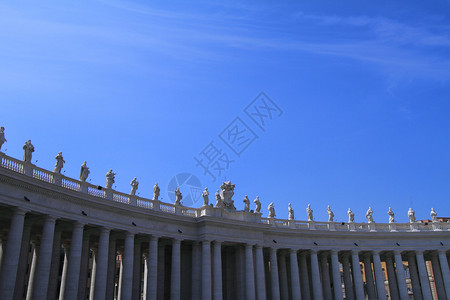 圣彼得大教堂在梵蒂冈城的细节背景图片