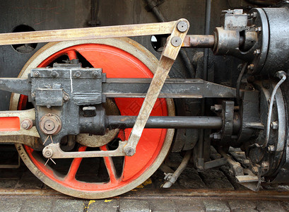 铁路上的蒸汽运动模糊图片图片