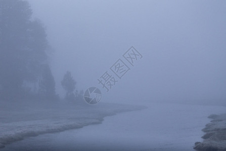 黄石公园公园雾蒸图片