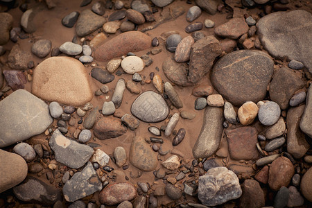 鹅卵石和沙子山西省图片